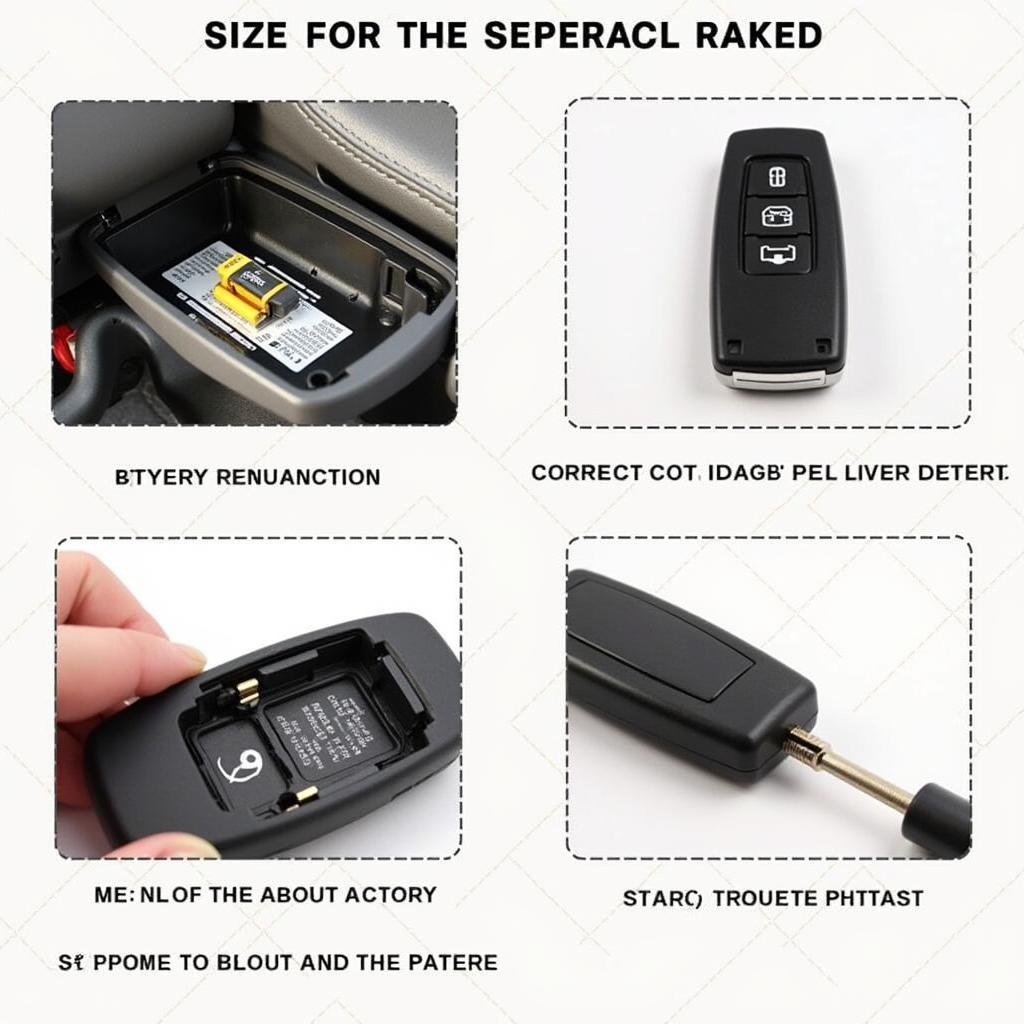 Replacing the Battery in a 2007 Cadillac STS Key Fob