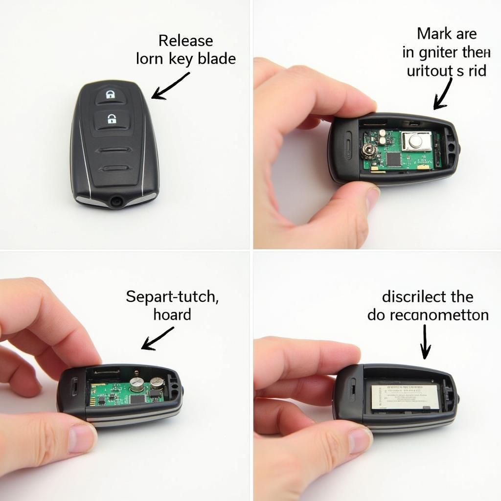 Disassembling a 2007 Mercedes Key Fob Step-by-Step