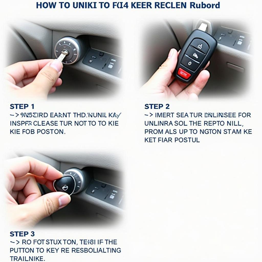 2007 Nissan Altima Key Fob Programming Steps