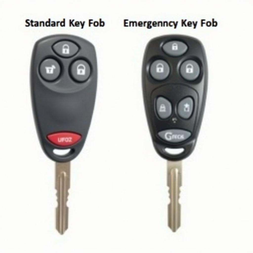 2007 Prius Standard and Smart Key Fobs