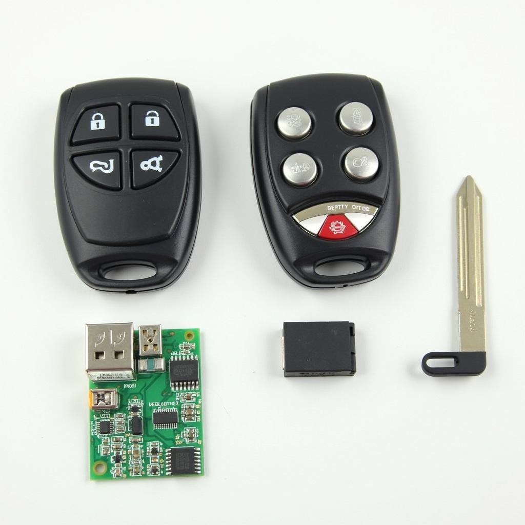 2007 Volvo Key Fob Components Explored