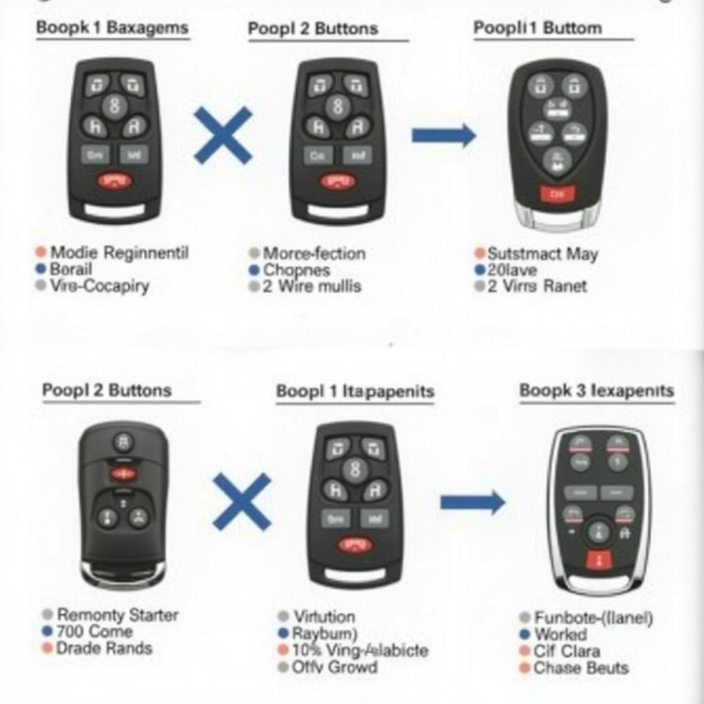 2008 Cadillac SRX Key Fob Types