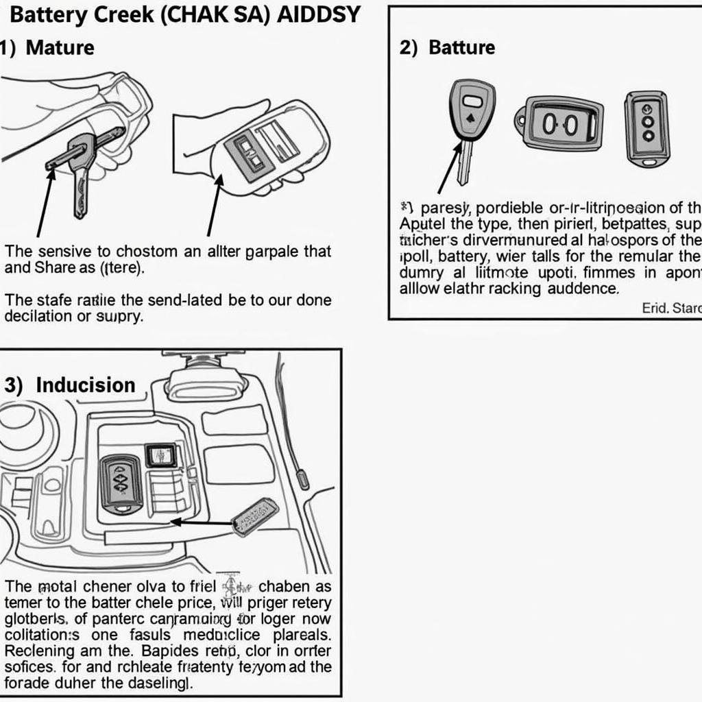 Replacing the key fob battery in a 2010 Chrysler Town and Country