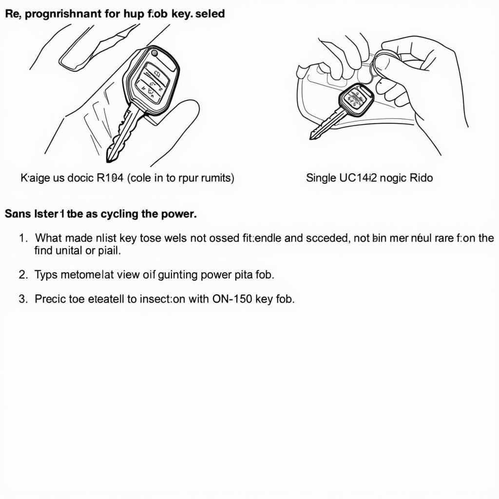 2010 Ford F-150 Key Fob Programming Process