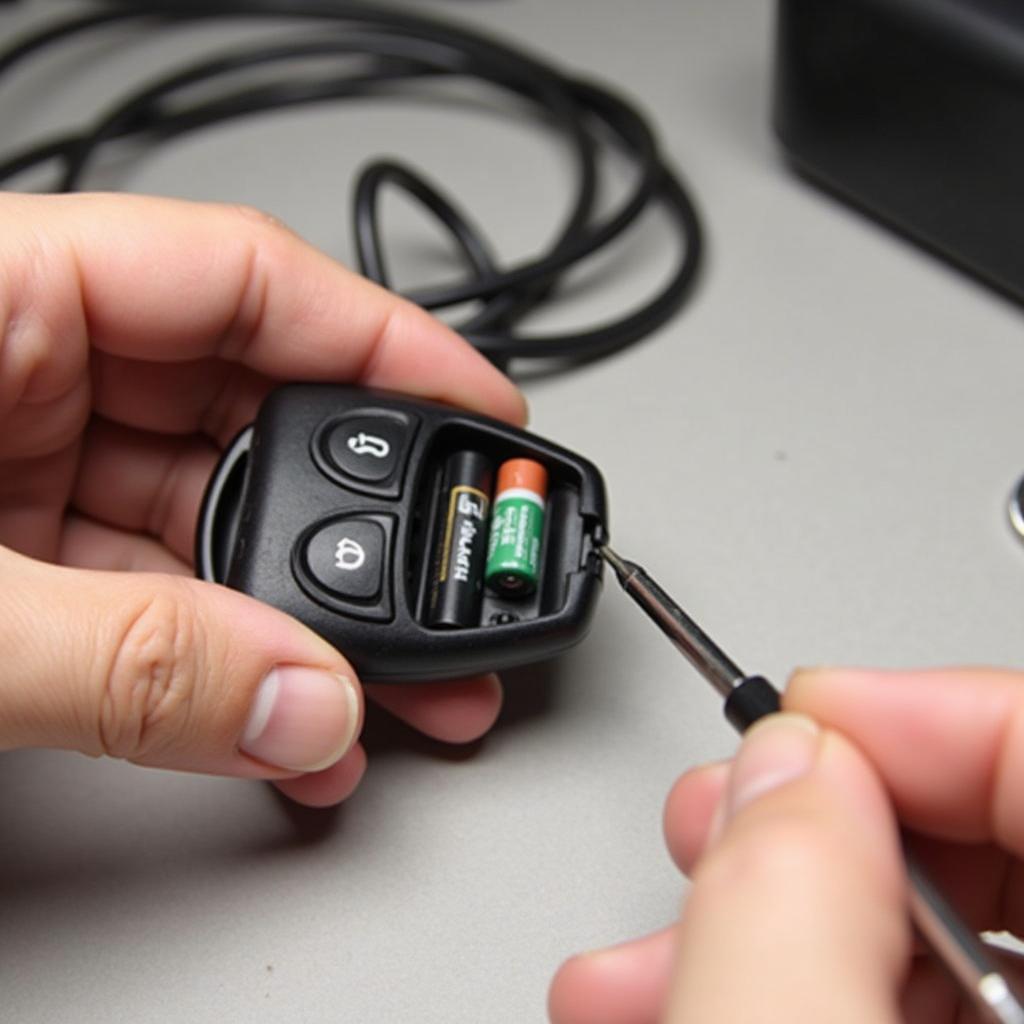 Replacing the Battery in a 2010 Toyota Key Fob