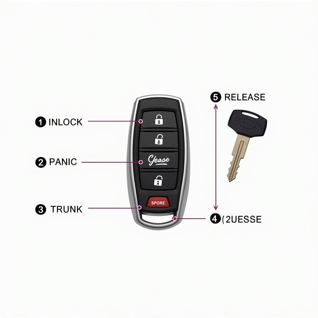 2011 Subaru Forester Key Fob Functions