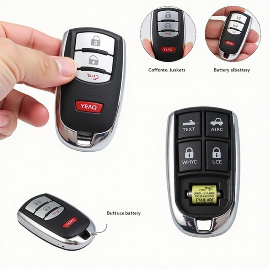 Replacing the battery in a 2012 Cadillac SRX key fob