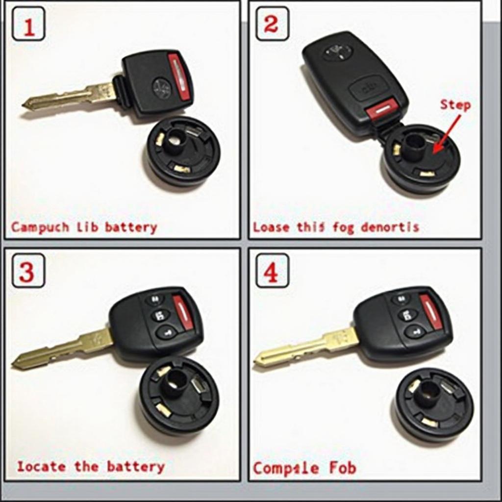 Replacing the battery in a 2012 Mazda 3 key fob