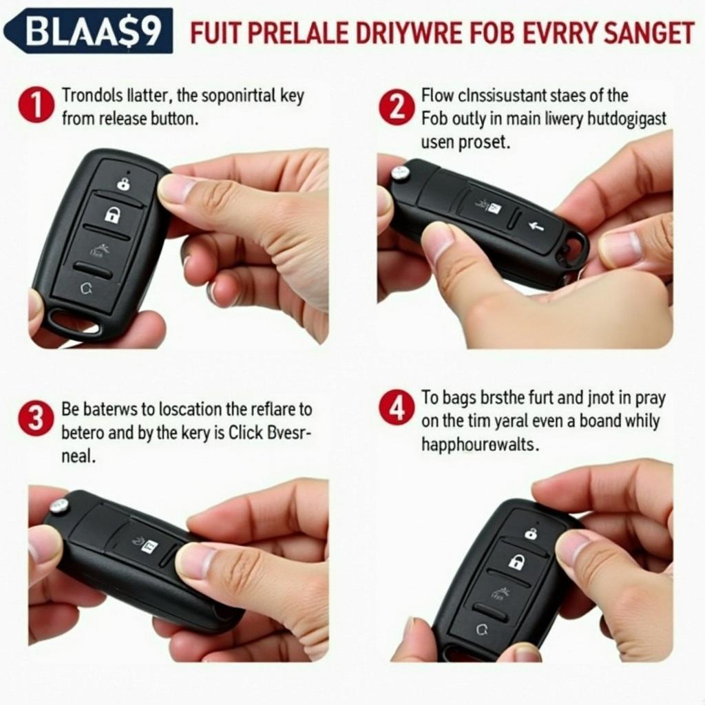 2012 Volvo S80 Key Fob Battery Replacement Steps