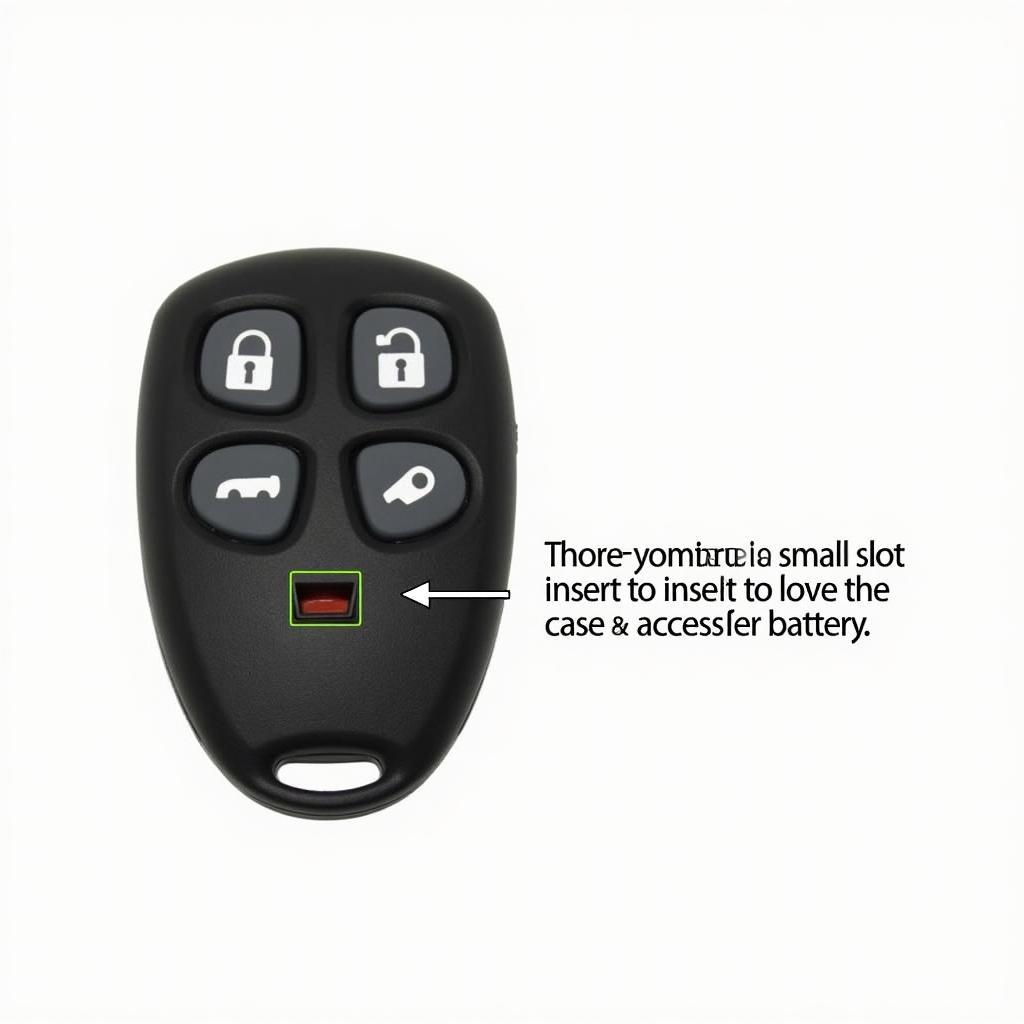 Locating the Battery Compartment on a 2013 Ford Escape Key Fob