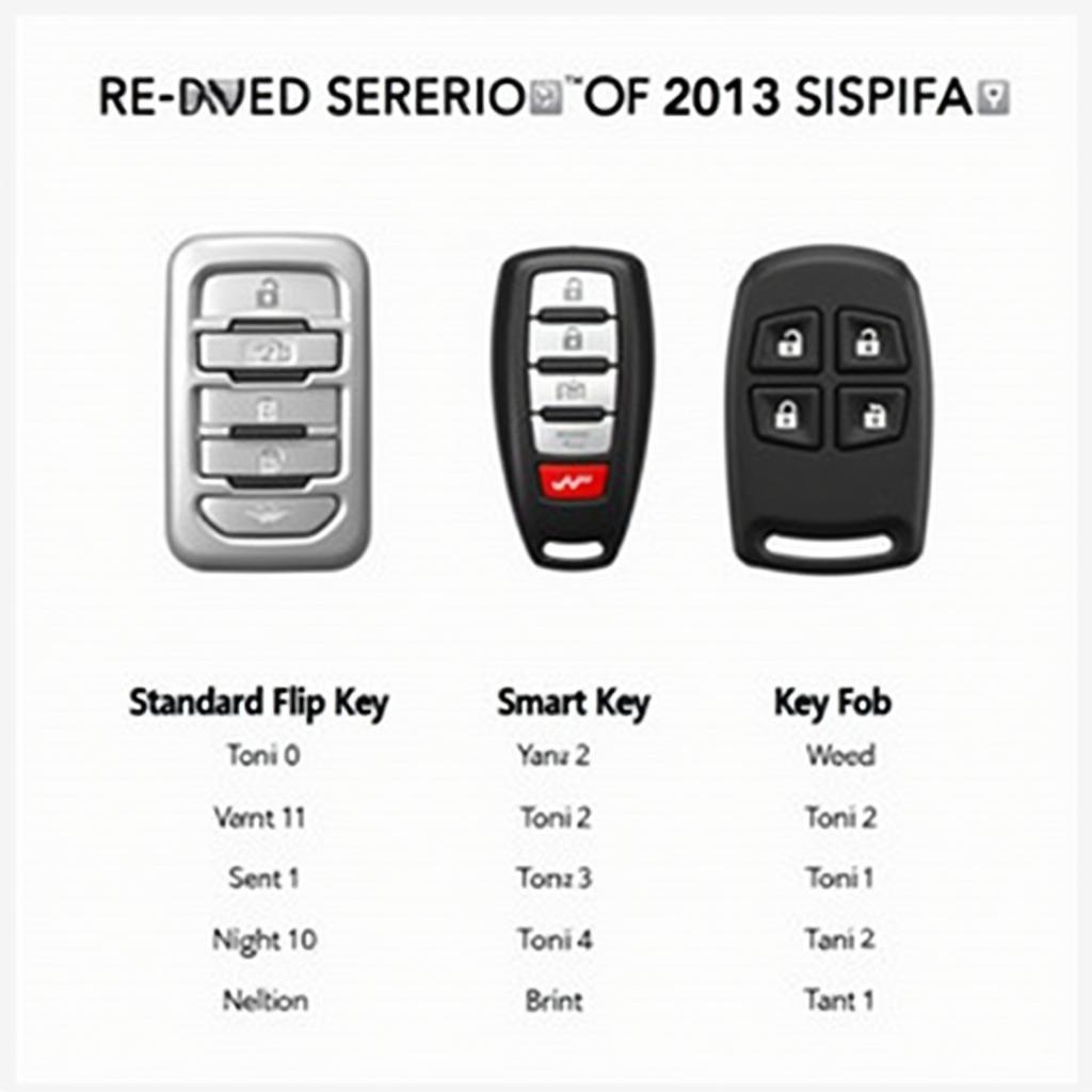 2013 GMC Sierra Key Fob Types: Flip Key, Smart Key, and Key with Remote Start