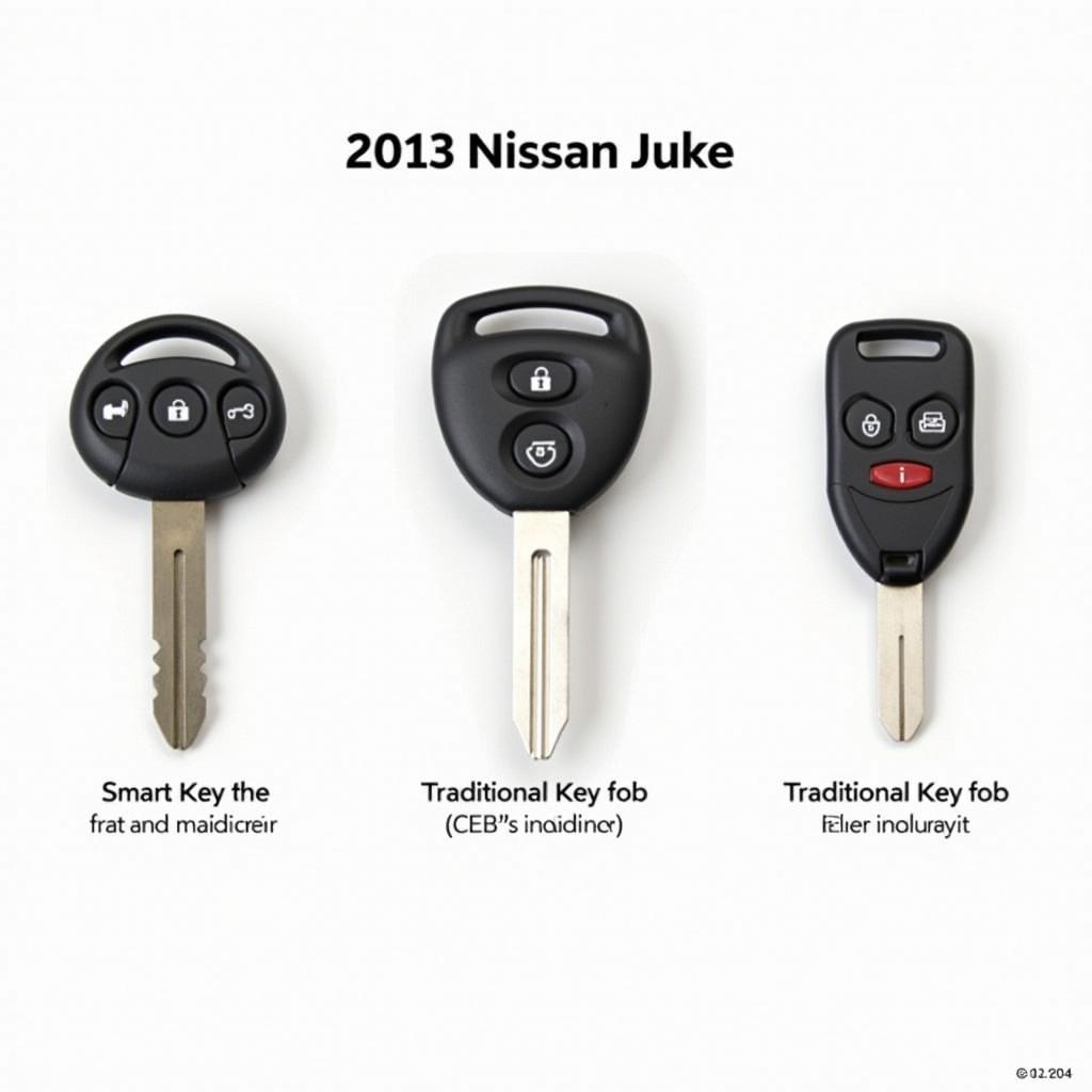 Types of 2013 Nissan Juke Key Fobs