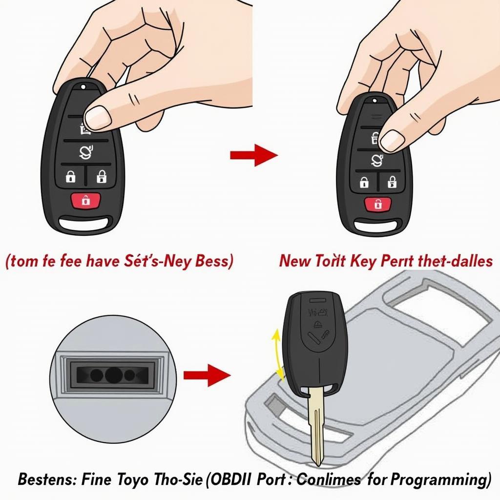 Replacing the key fob on a 2013 Toyota Prius