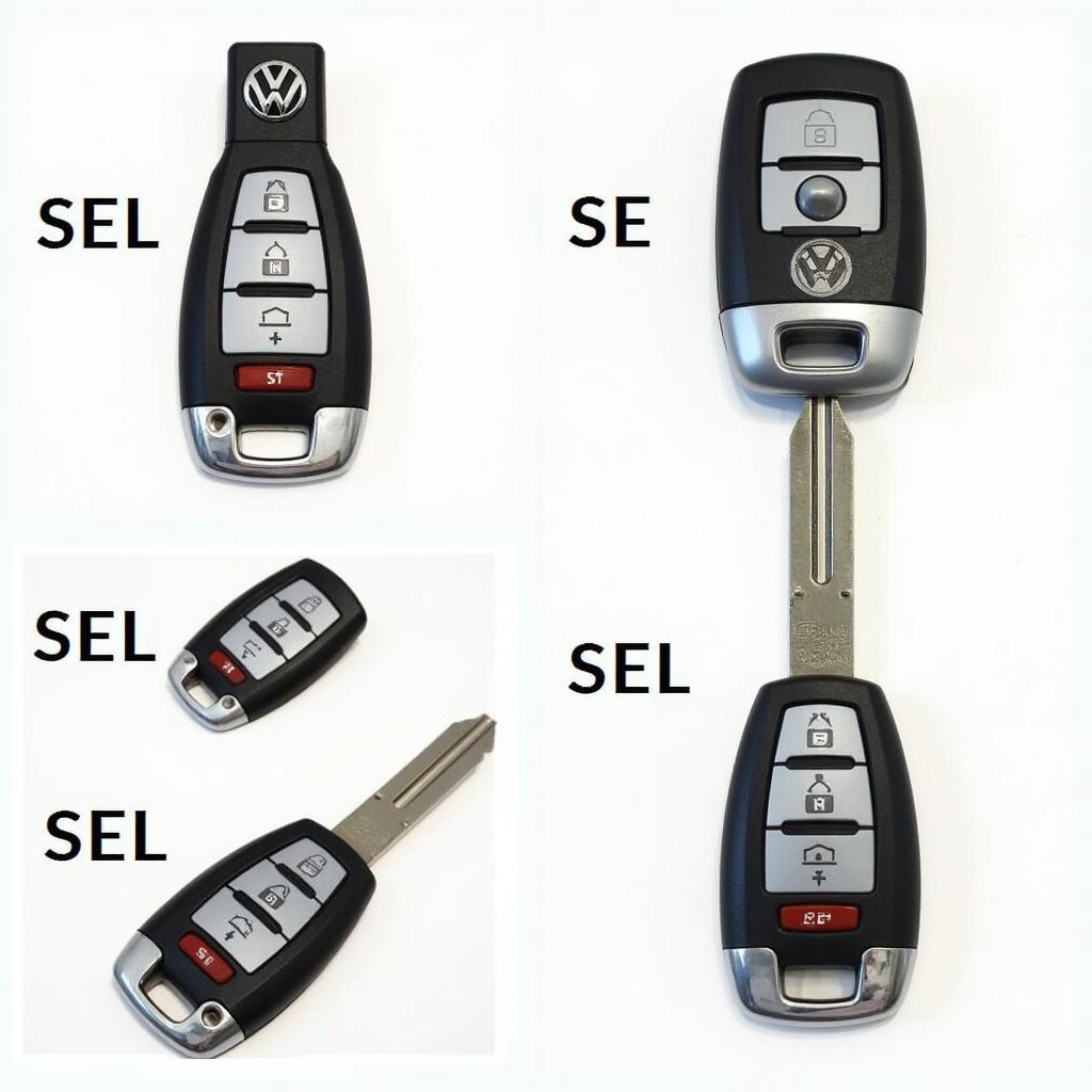 2013 VW Tiguan Key Fob Types - Identifying different key fob models for the 2013 Volkswagen Tiguan.