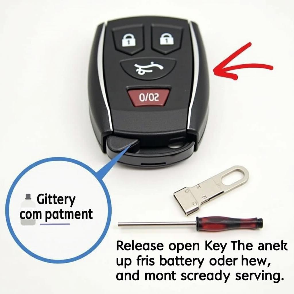 2014 Cadillac ELR Key Fob Battery Location