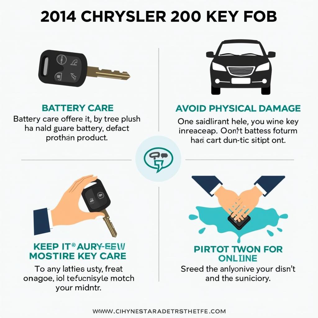 2014 Chrysler 200 Key Fob Care Tips