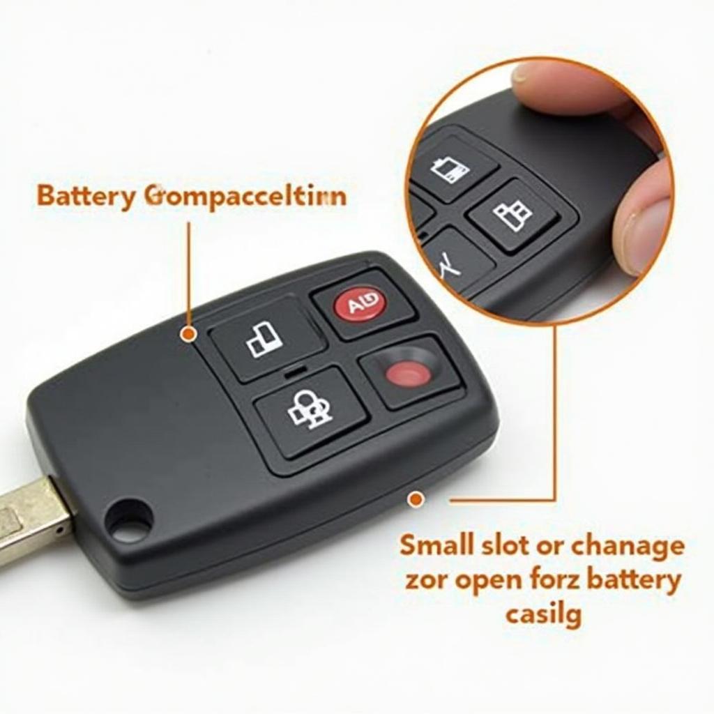 Locating the 2014 Ford Escape Key Fob Battery