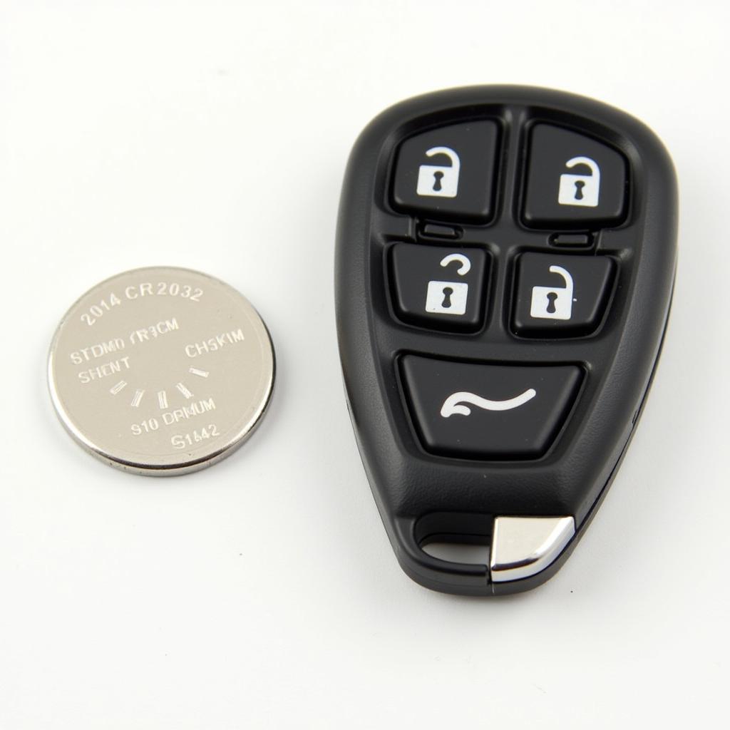 2014 Kia Cadenza Key Fob Battery CR2032 Closeup