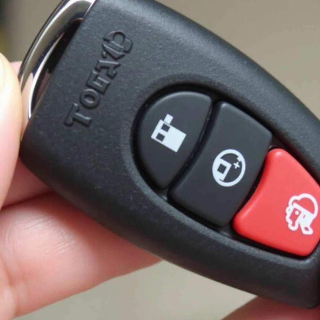 Locating the 2014 Toyota 4Runner Key Fob Battery