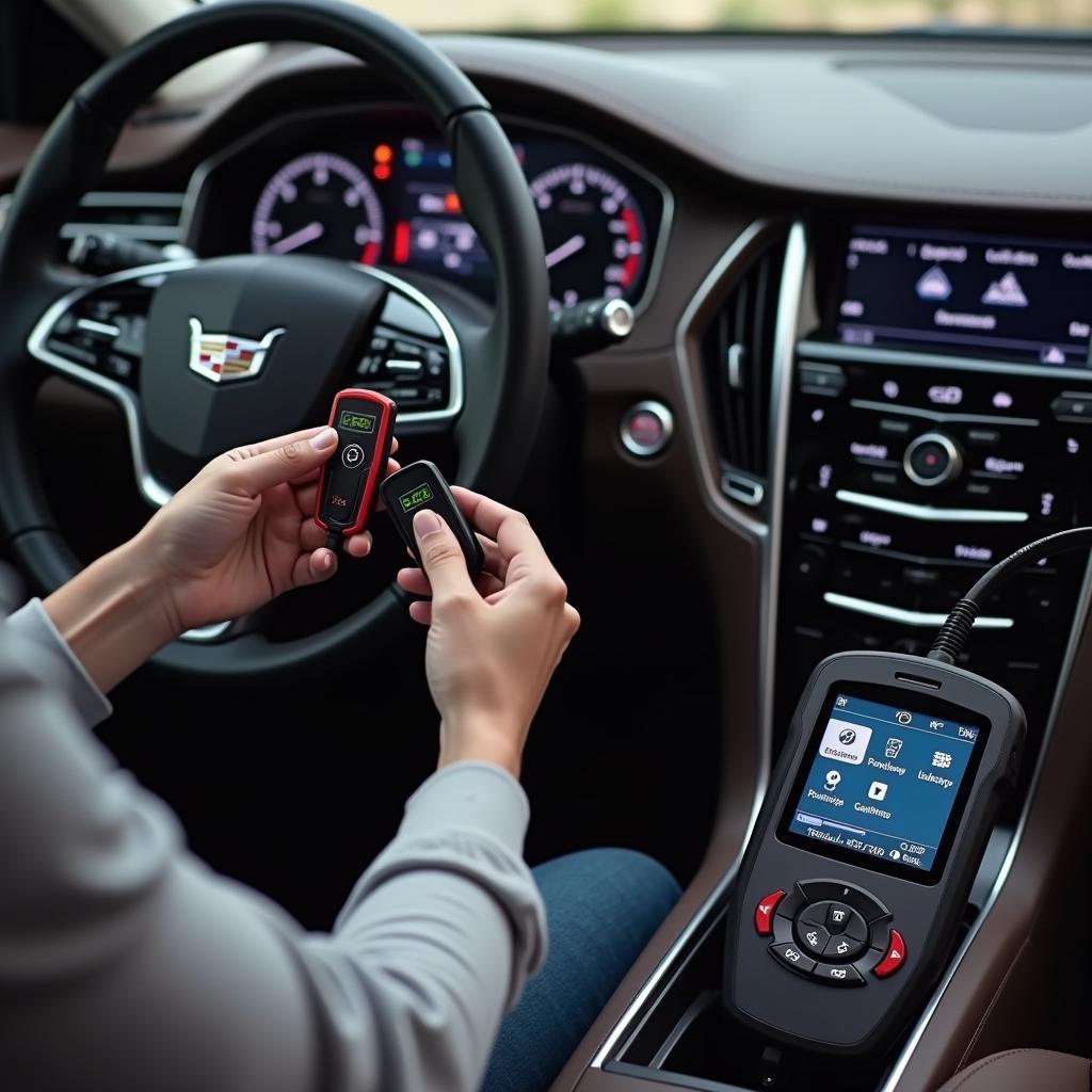 Programming a 2015 Cadillac XTS key fob