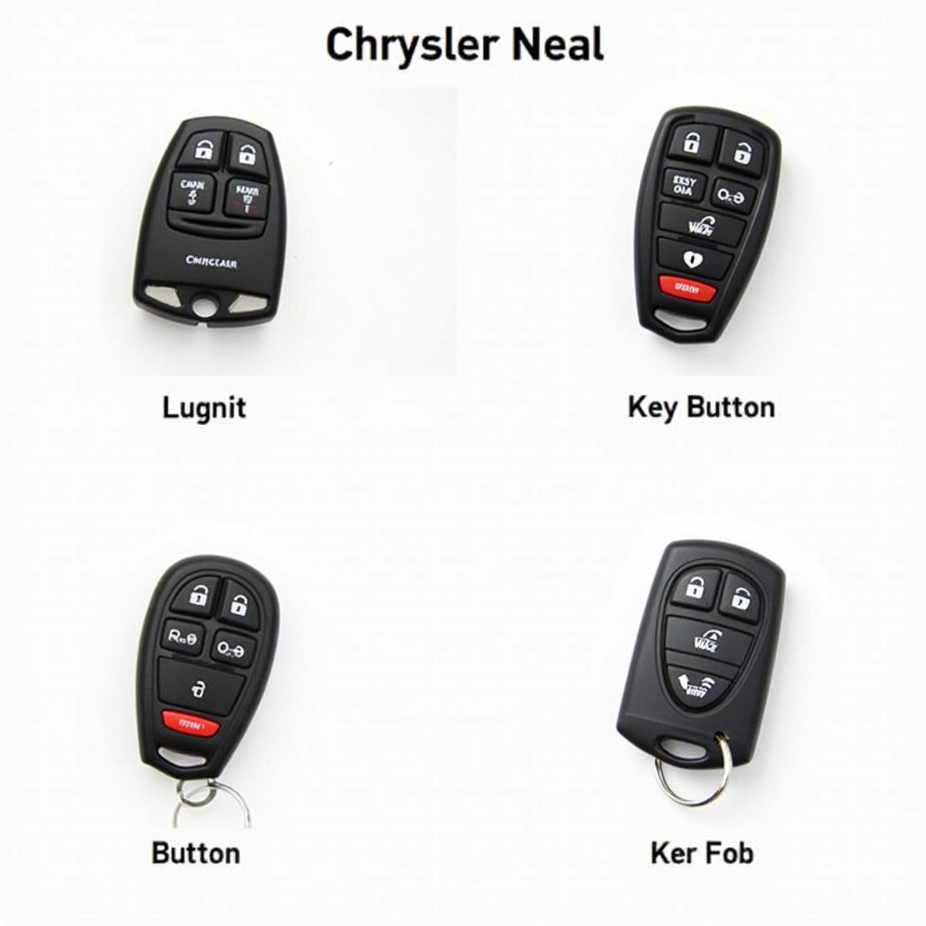 Different Types of 2015 Chrysler 200 Key Fobs