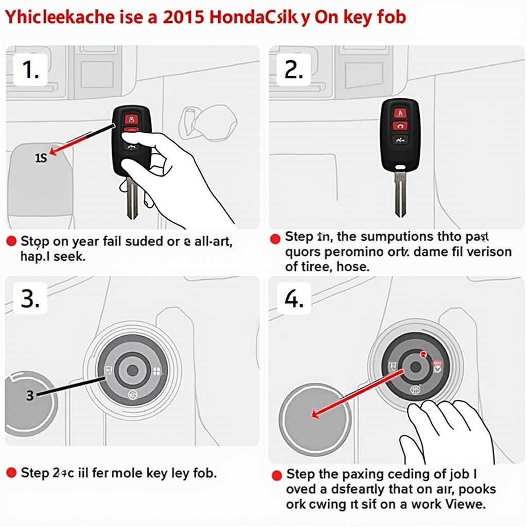 2015 Honda CRV Key Fob Programming Process