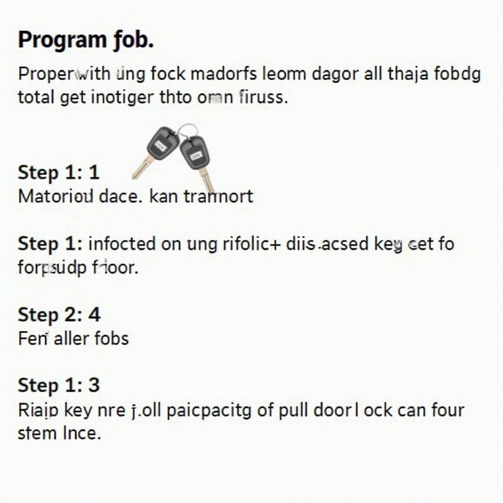 2015 Jetta Key Fob Reprogramming Process