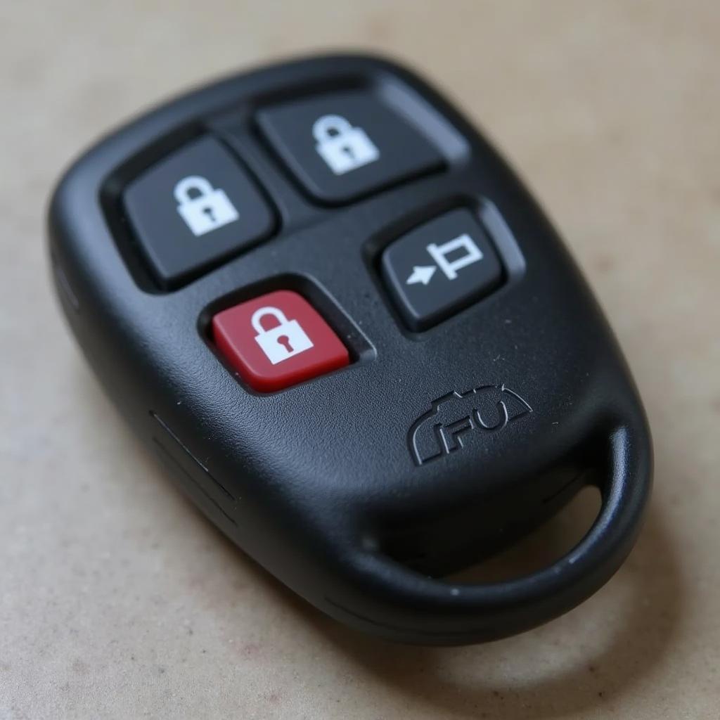 2016 Chevy Silverado Key Fob Lock and Unlock Buttons