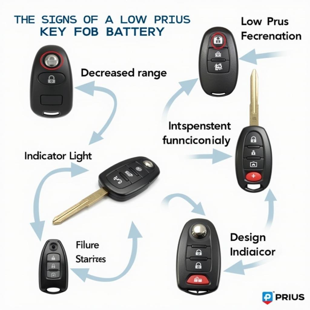 2016 Prius Key Fob Low Battery Signs