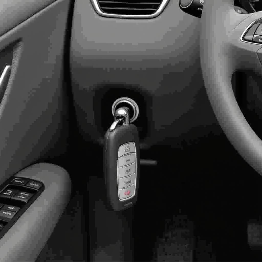 2017 Nissan Rogue Key Fob Port Location