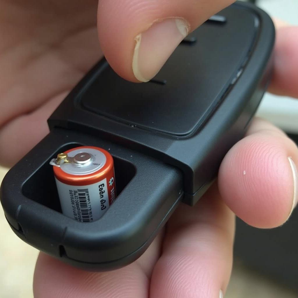 Installing the New CR2032 Battery in a 2017 Tahoe Key Fob