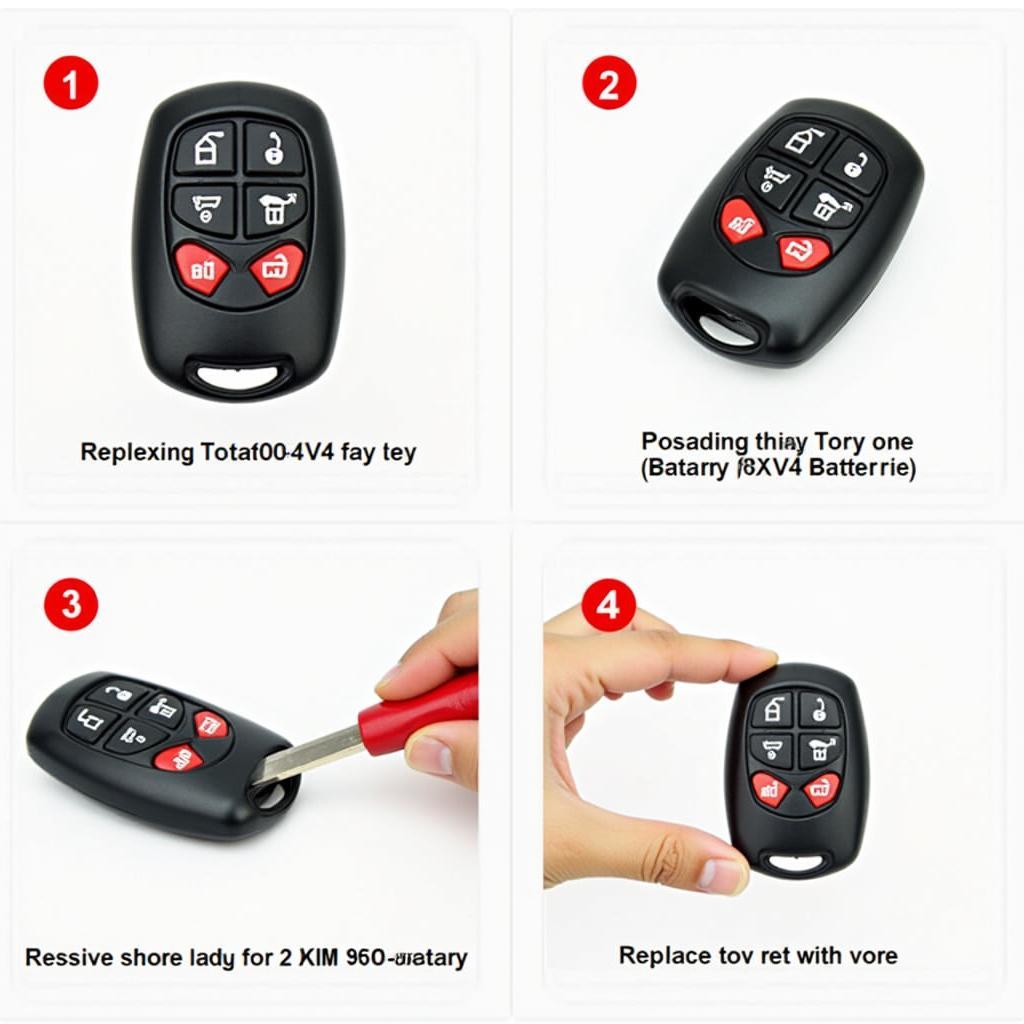 Replacing the battery in a 2017 Toyota RAV4 key fob