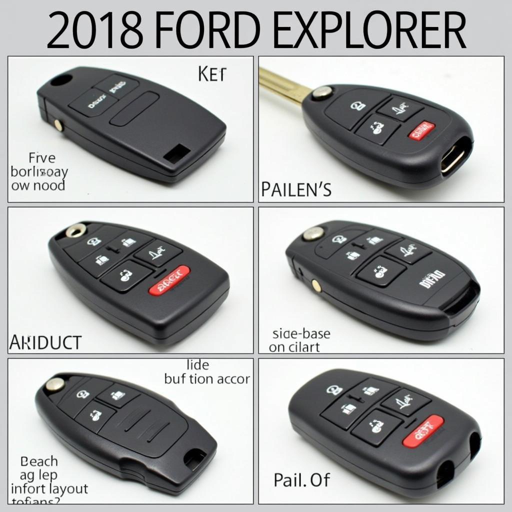 Different 2018 Ford Explorer Key Fob Types