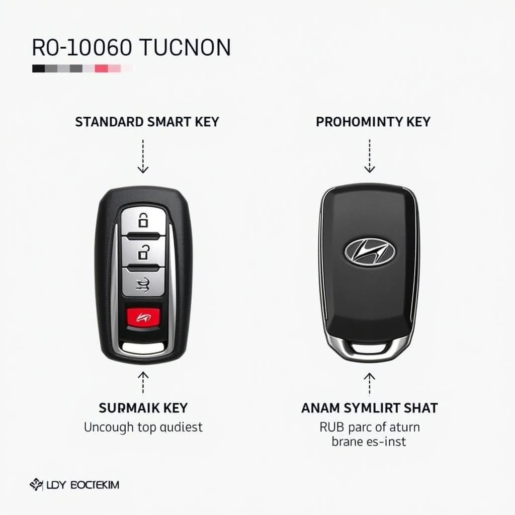 2018 Hyundai Tucson Key Fob Types: Smart Key and Proximity Key