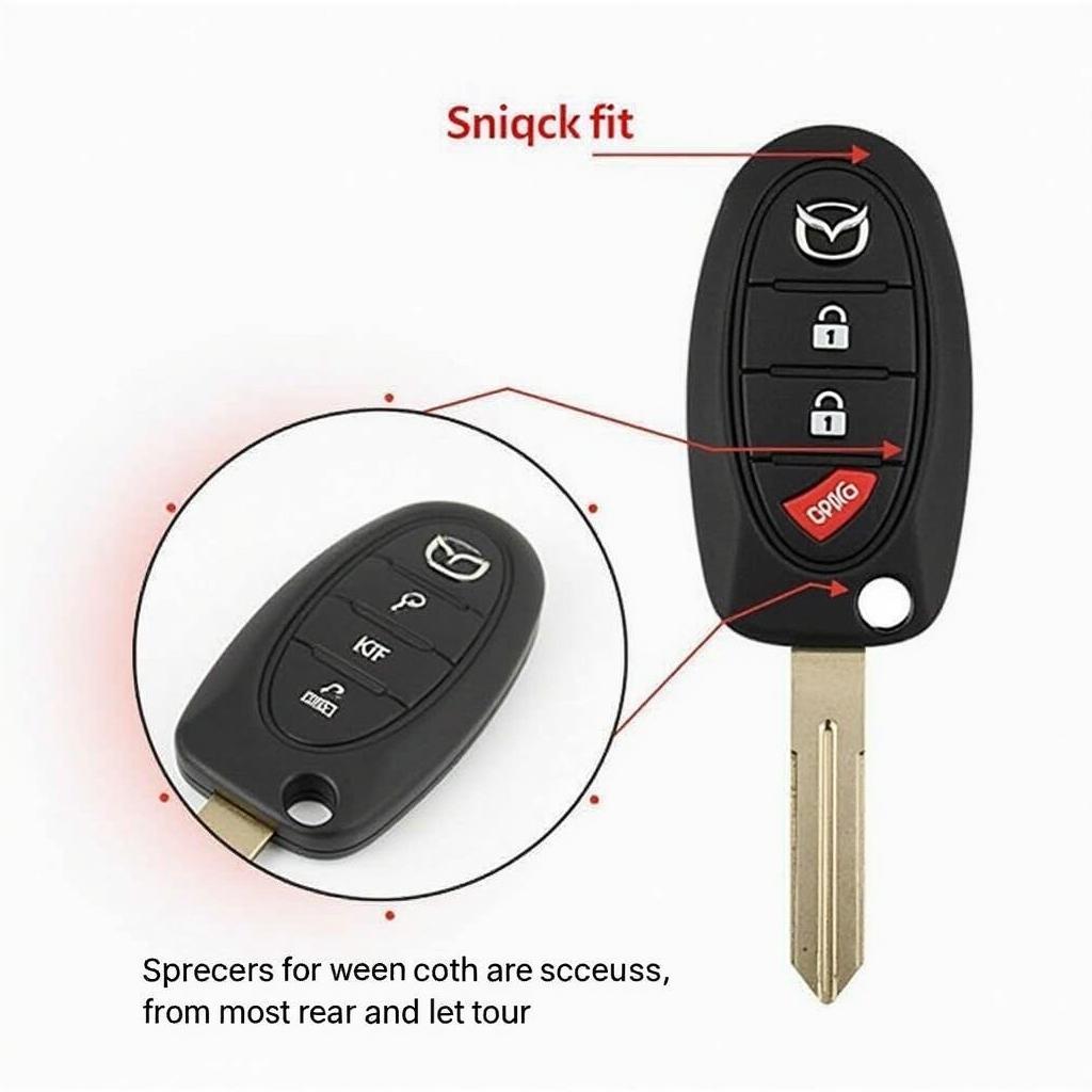 2018 Mazda CX-5 Key Fob Cover Providing Protection Against Scratches and Damage