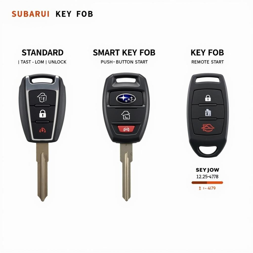 Different Types of 2019 Subaru Key Fobs