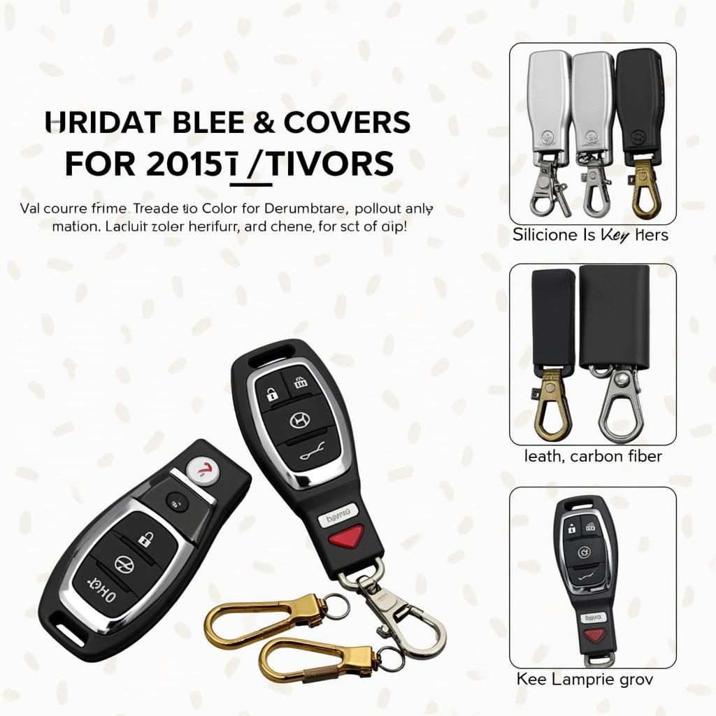 Various 2023 Hyundai Key Fob Covers