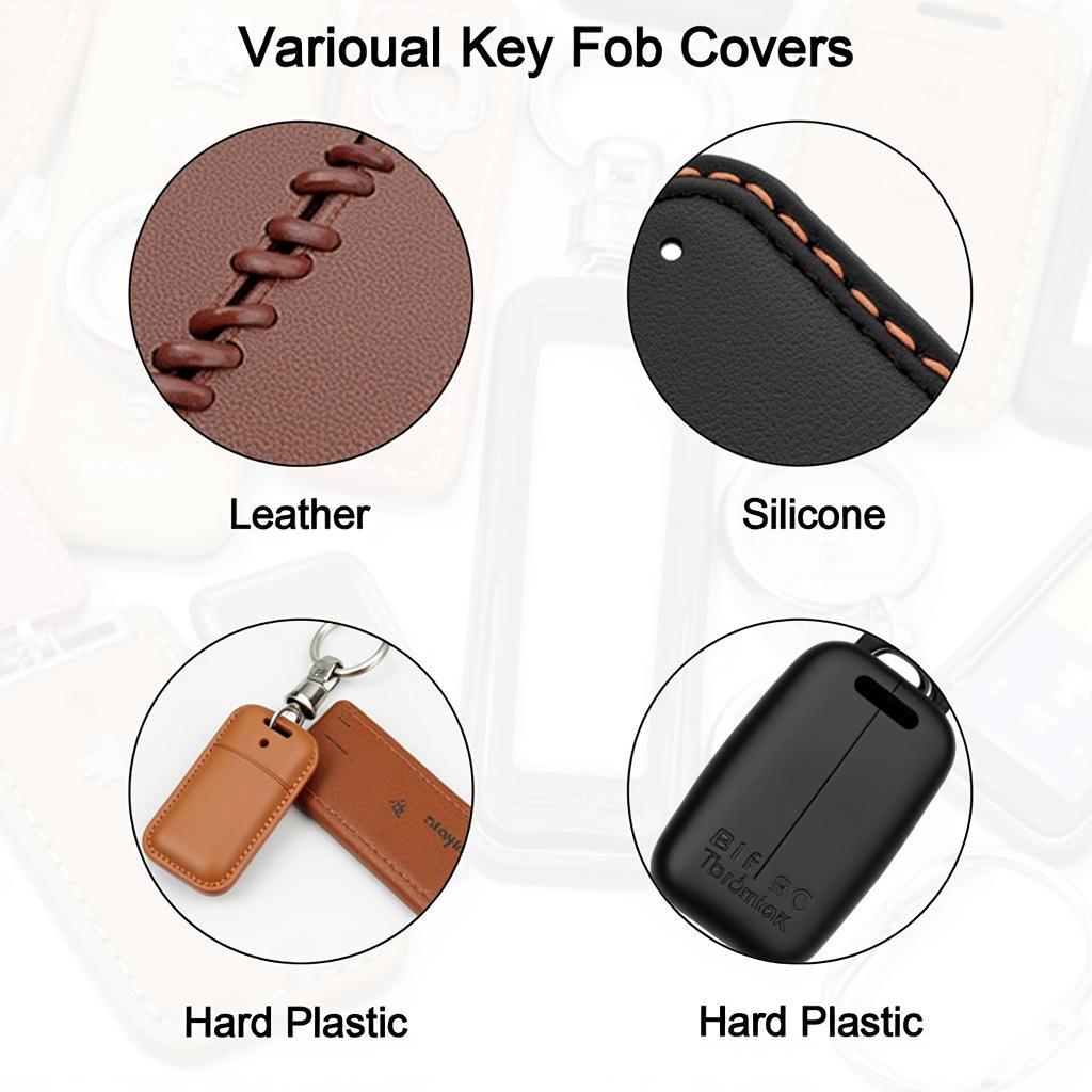 Different types of key fob covers for the 2023 Toyota Camry