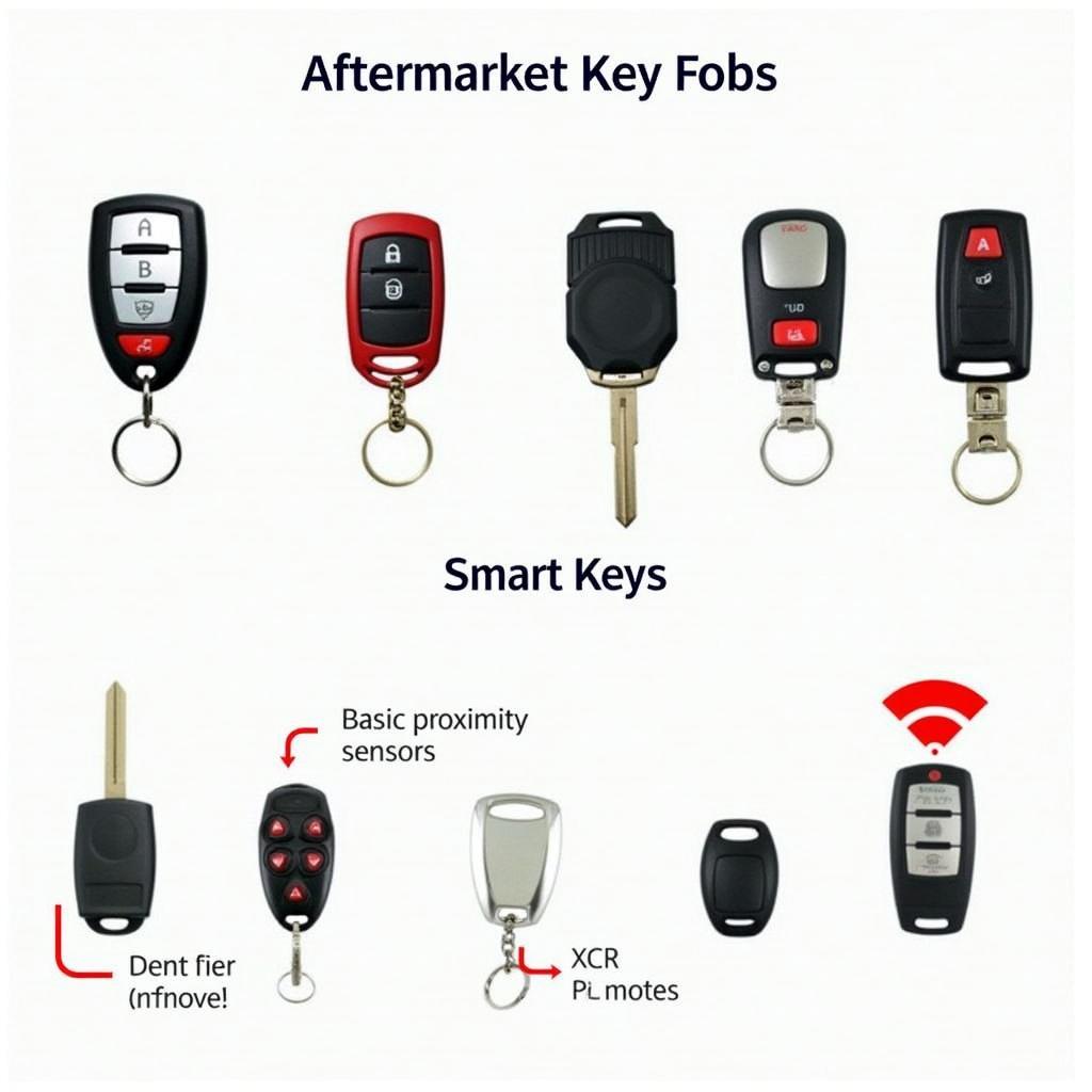 Types of Aftermarket Key Fobs