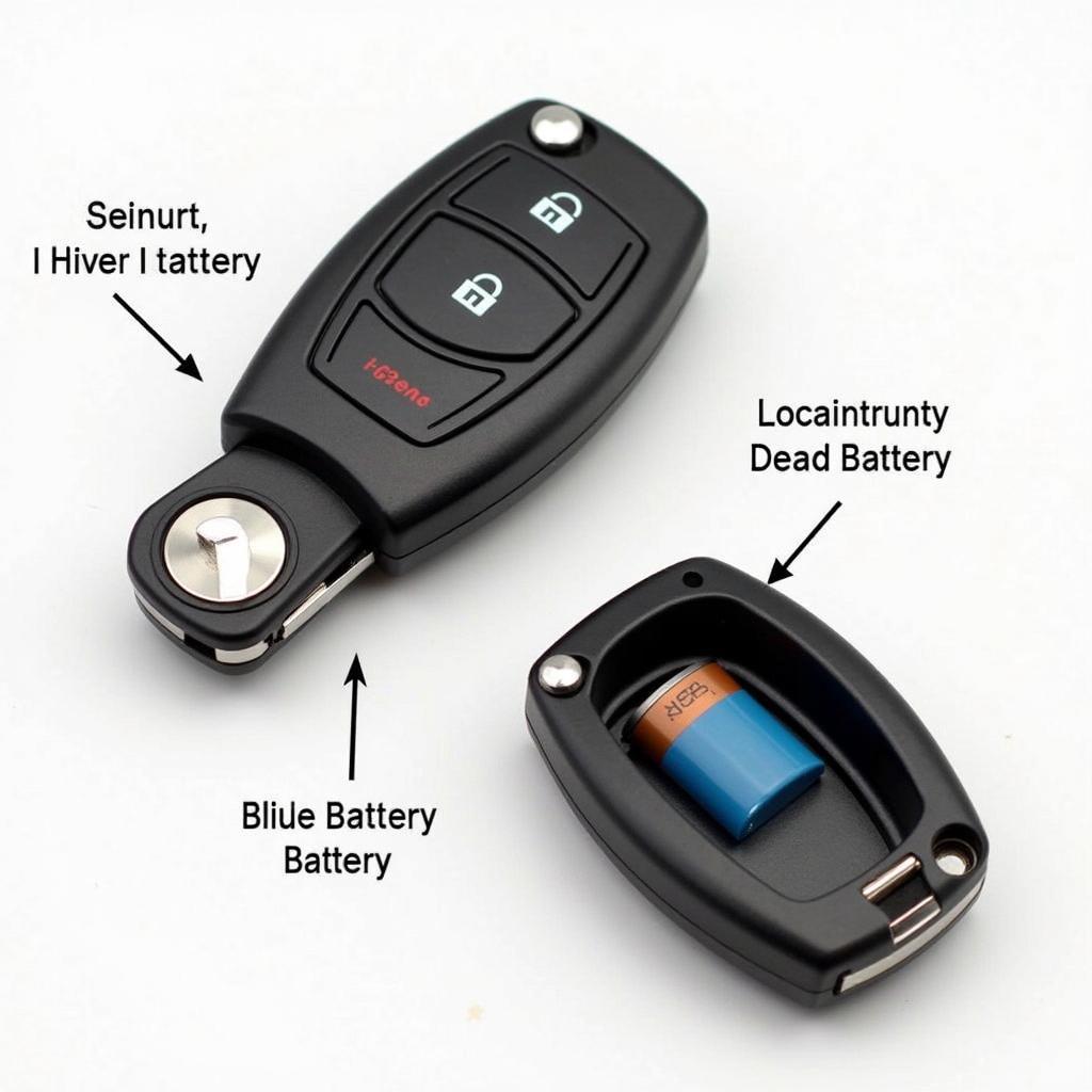 BMW 1 Series Key Fob with Dead Battery