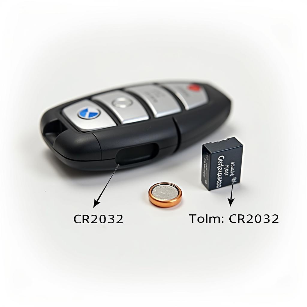 BMW F10 Key Fob and CR2032 Battery