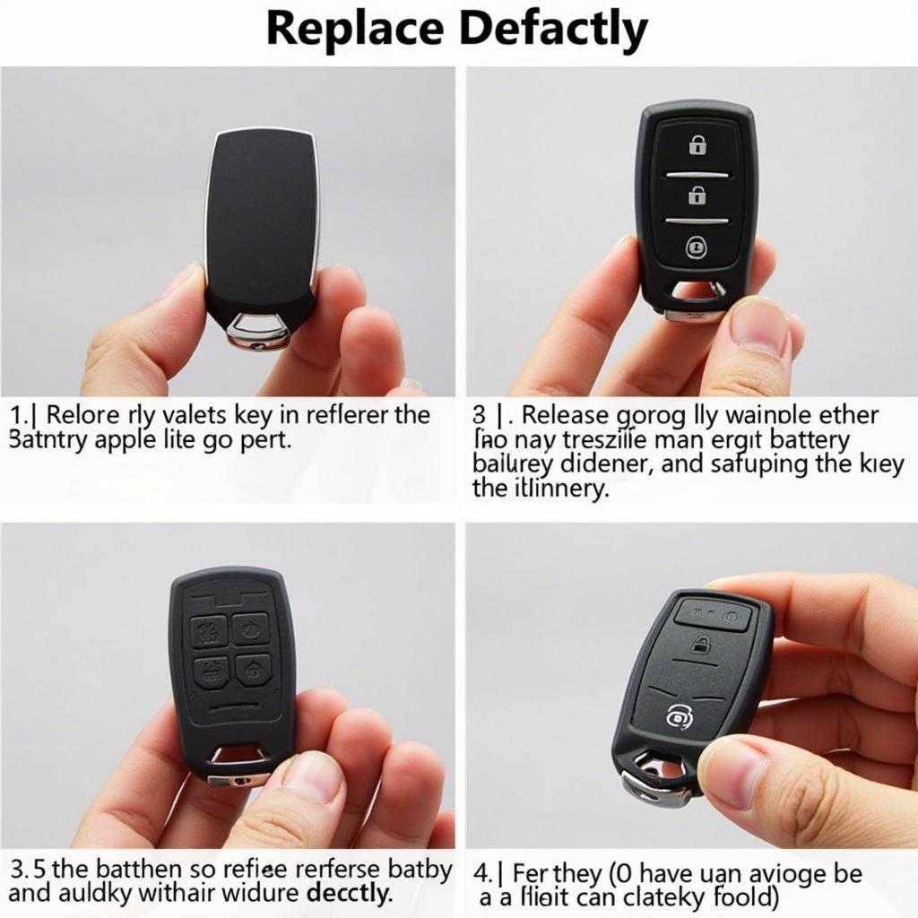 Step-by-step visual guide on how to replace a BMW key fob battery.