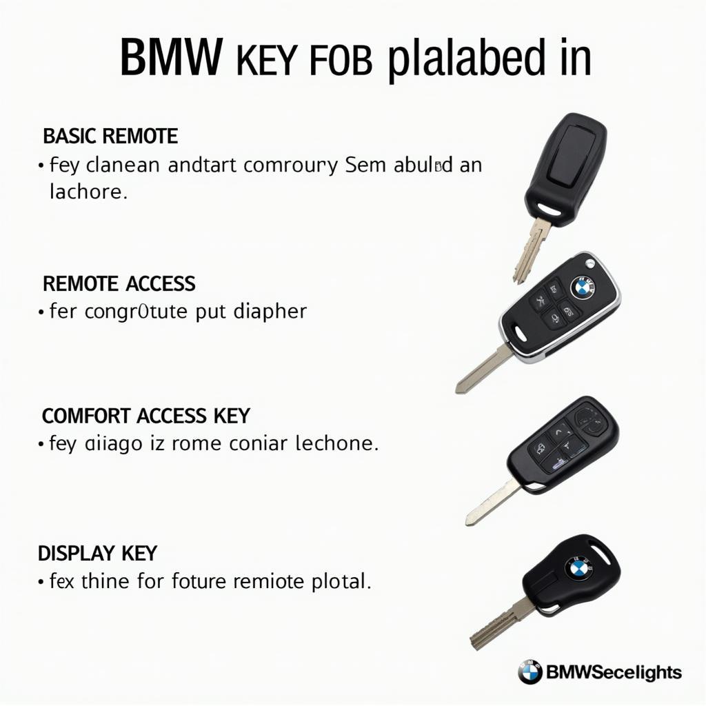 Different Types of BMW Key Fobs