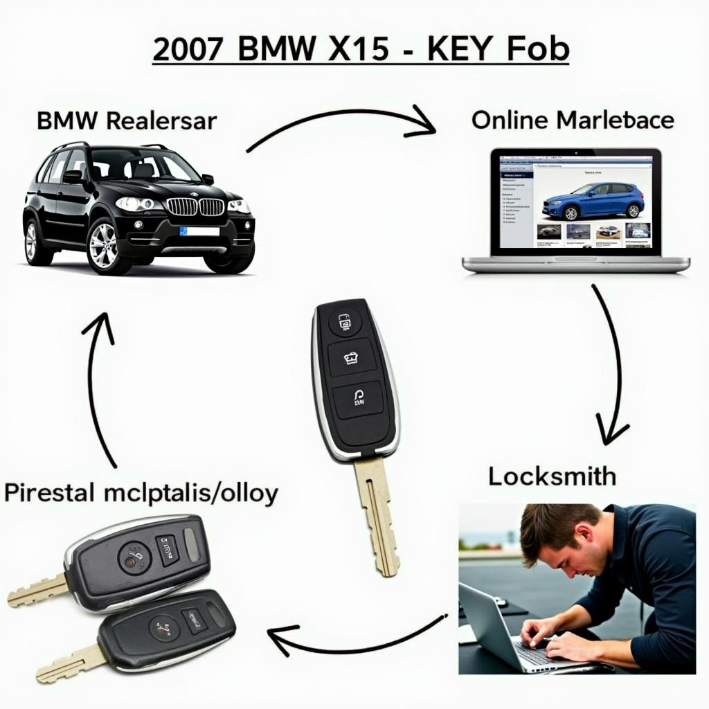 BMW X5 Key Fob Sellers: Dealerships, Online, Locksmiths