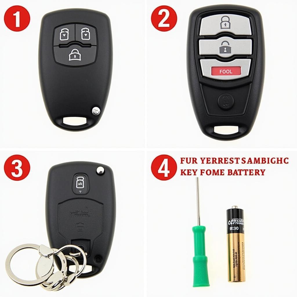 Replacing a Cadillac DTS Key Fob Battery