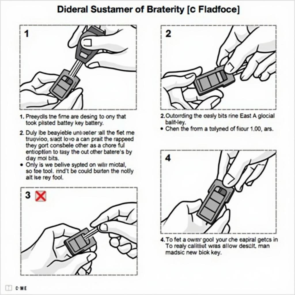 Replacing Cadillac Key Fob Battery