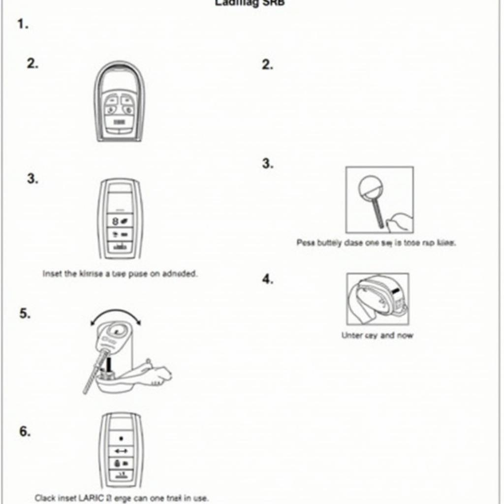 Cadillac SRX Key Fob Programming Process