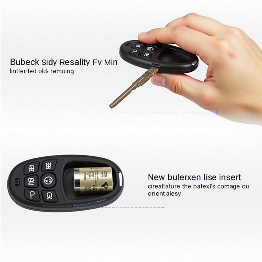 Replacing the battery in a Cadillac XTS key fob