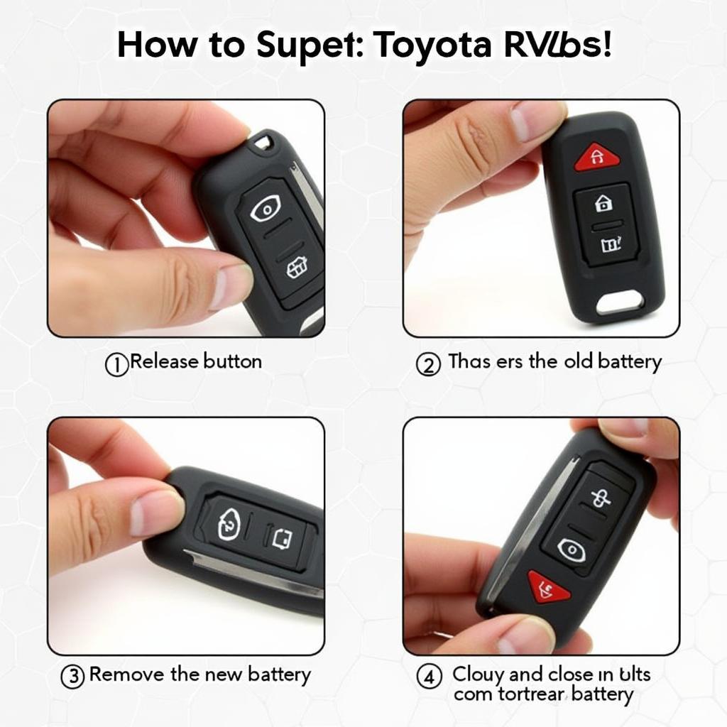 Changing 2019 Toyota RAV4 Key Fob Battery