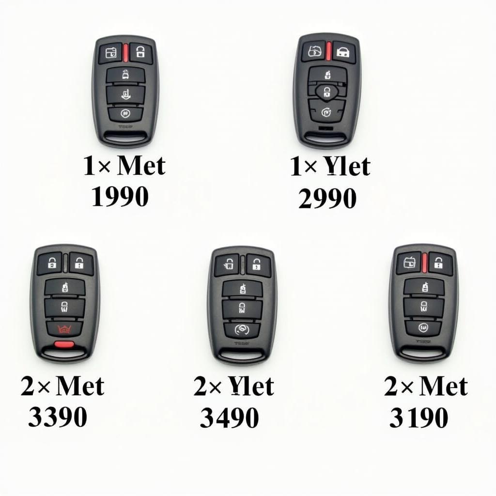 Chevy Cruze Key Fob Types